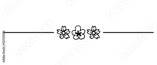 doodle flower border 