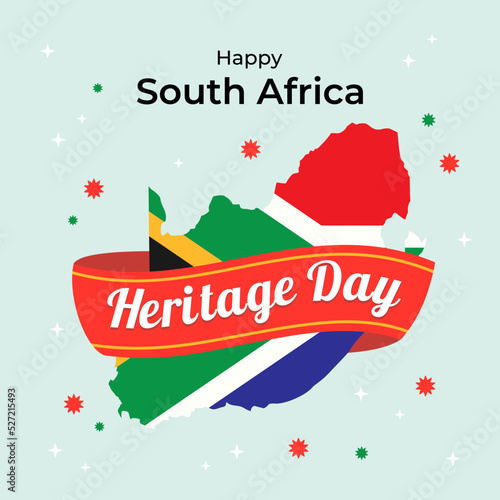 Heritage Day South Africa Vector Illustration. Suitable for greeting card, poster and banner.