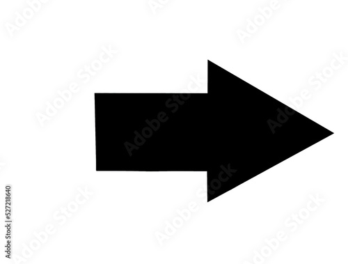 Black arrow to the right