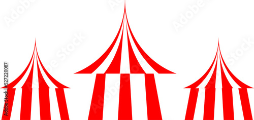 carnival, red and white background