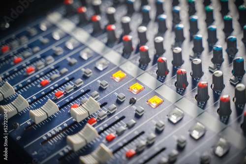 buttons equipment for sound mixer control, equipment for sound mixer control, electronic device.