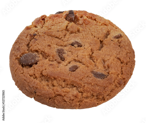Chocolate chip cookies isolated on white background  Cookies Chocolate chip on White Background PNG file.