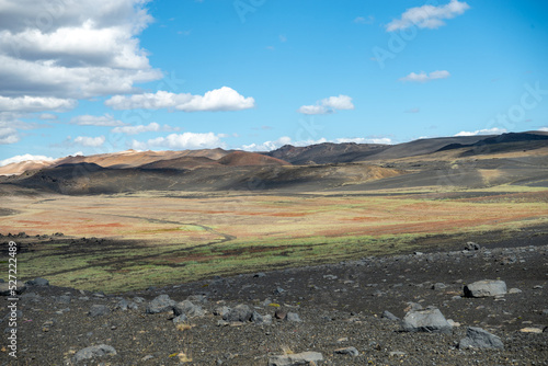 Icelandic landscape aerial photography captured from touristic airplane