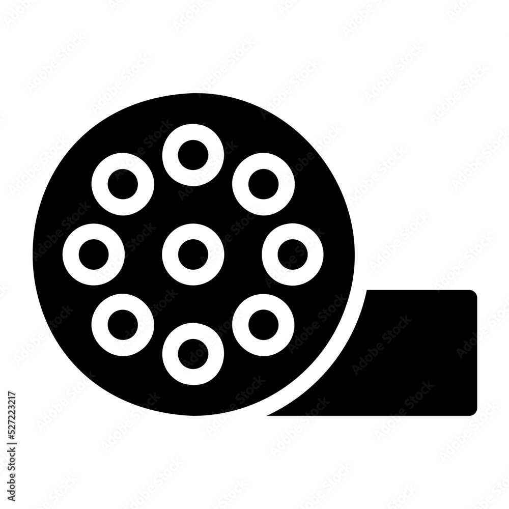 roll film glyph icon roll film glyph icon