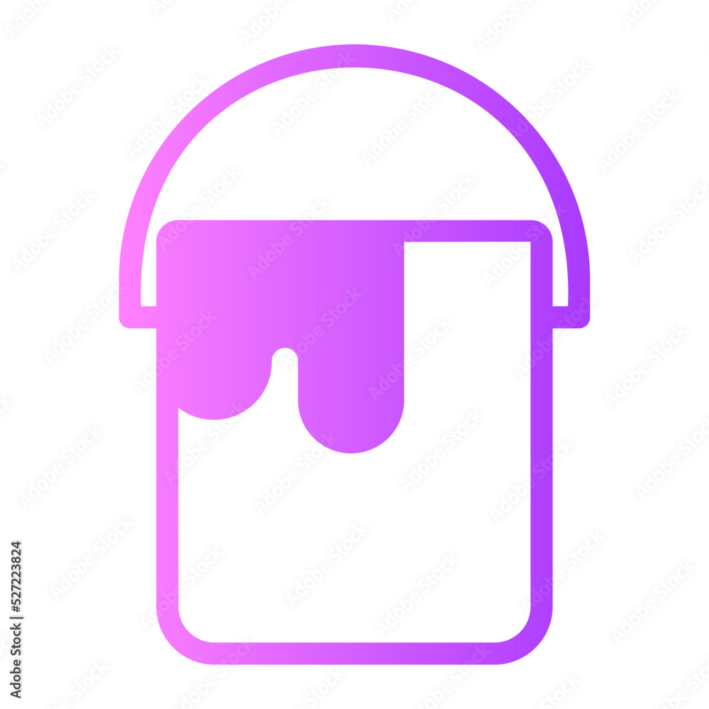 paint bucket gradient icon paint bucket gradient icon