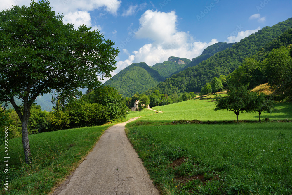 Landscape in Lessinia near Selva di Progno Landscape in Lessinia near Selva di Progno