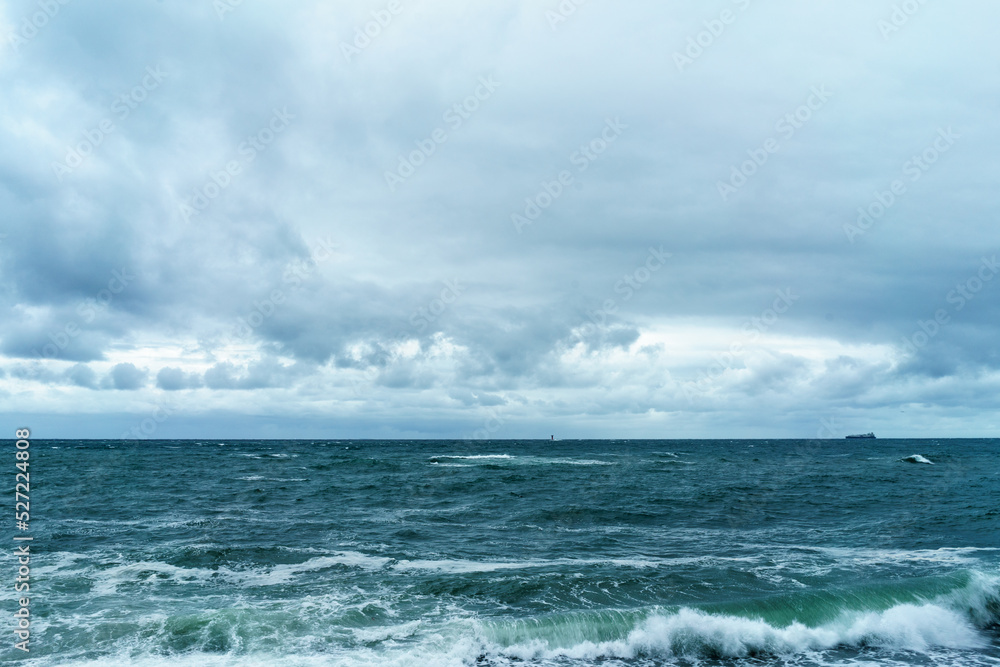 Fototapeta premium storm over the sea