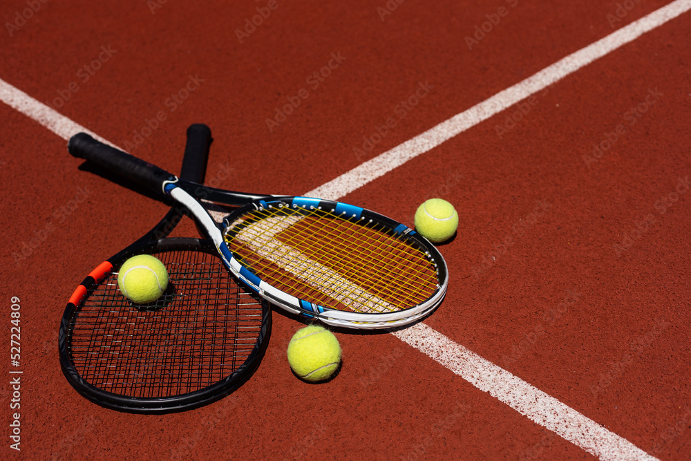 Tennis rackets, Tennis Ball, Backgrounds.
