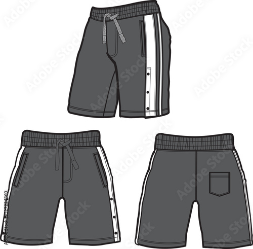 Sport suits design template, sweat pant, jogging
