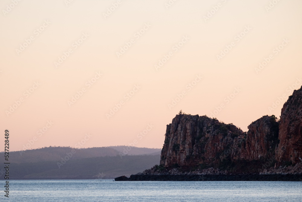 Landscape of Remote uninhabited cliffs and lands of North West Australia Landscape of Remote uninhabited cliffs and lands of North West Australia