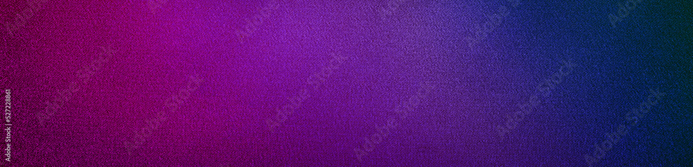 Dark magenta fuchsia violet blue abstract matte background for design. Space. Deep purple color. Gradient. Web banner. Wide. Long. Panoramic. Website header. Christmas, festive, luxury. Template. - obrazy, fototapety, plakaty 