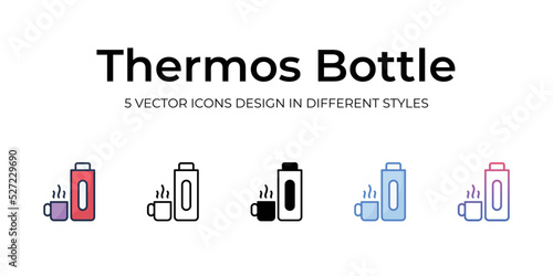 Thermos Bottle icon. Design from Camping collection. vector illustration
