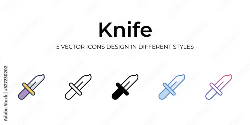 Knife icon. Design from Camping collection. vector illustration Knife icon. Design from Camping collection. vector illustration