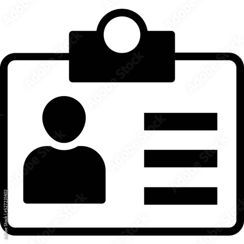 ID Card Vector Icon