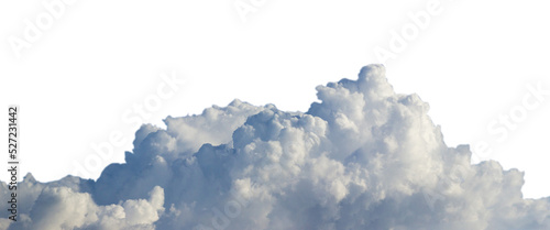 beautiful cloud and blue transparent background