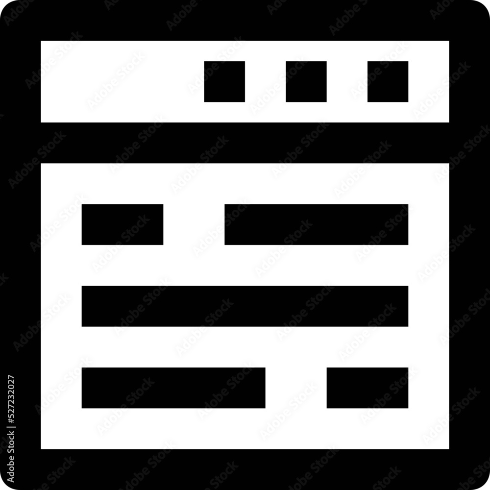 Website Vector Icon Website Vector Icon