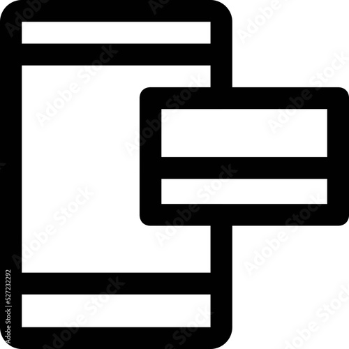 Mobile Banking Vector Icon