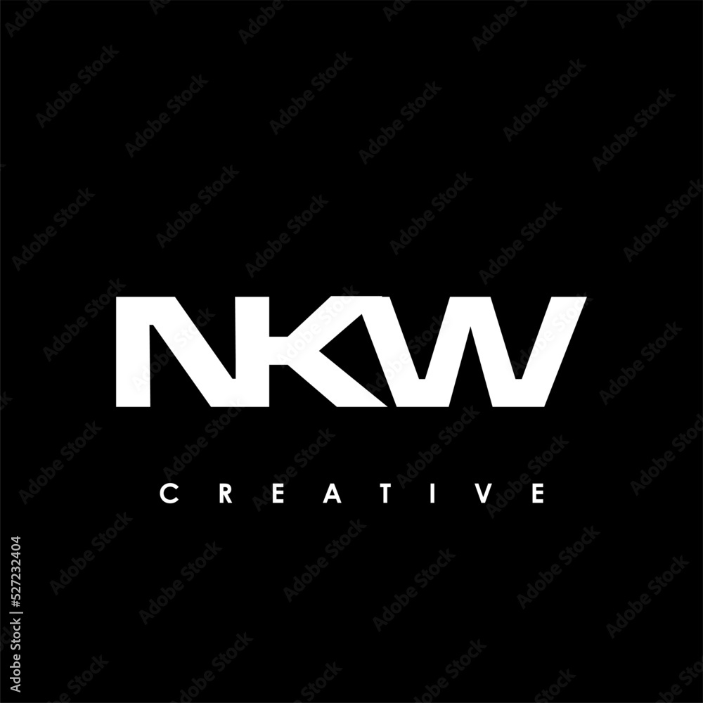 NKW Letter Initial Logo Design Template Vector Illustration NKW Letter Initial Logo Design Template Vector Illustration