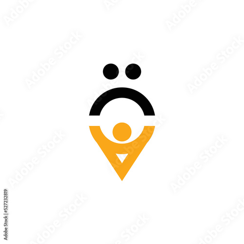 V man wellness human people healthy with sad icon