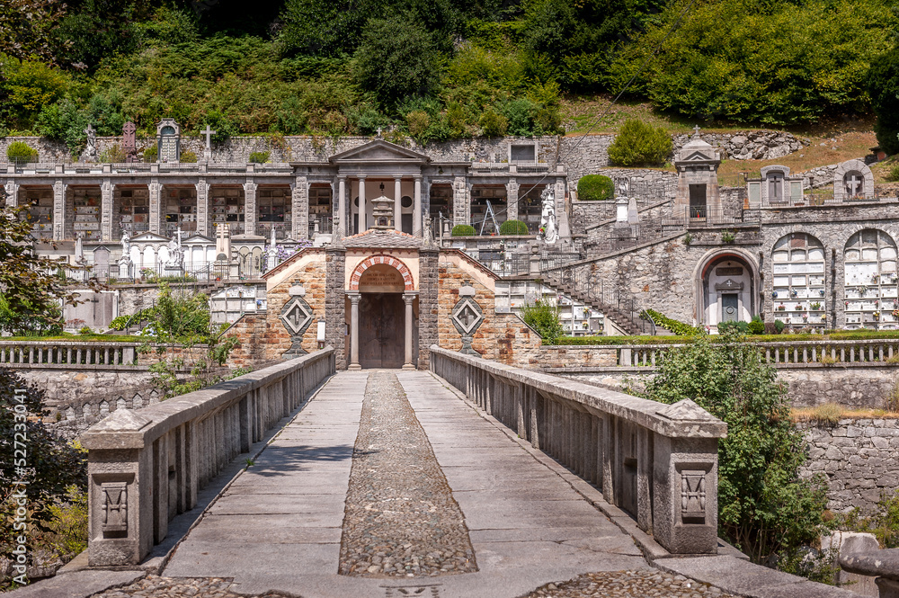 The village of Piedicavallo in Piedmont, Italy The village of Piedicavallo in Piedmont, Italy