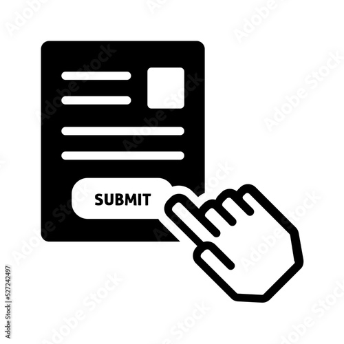 Solid icon for Submit