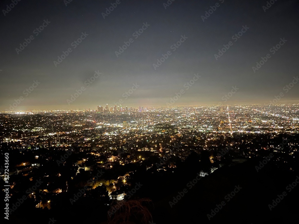 Naklejka premium Los Angeles at Night