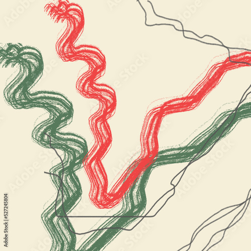 Illustration of an background. Line art. Abstract art.