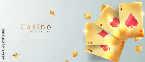 casino background design 3D Gold Luxurious Vector Illustration Vip