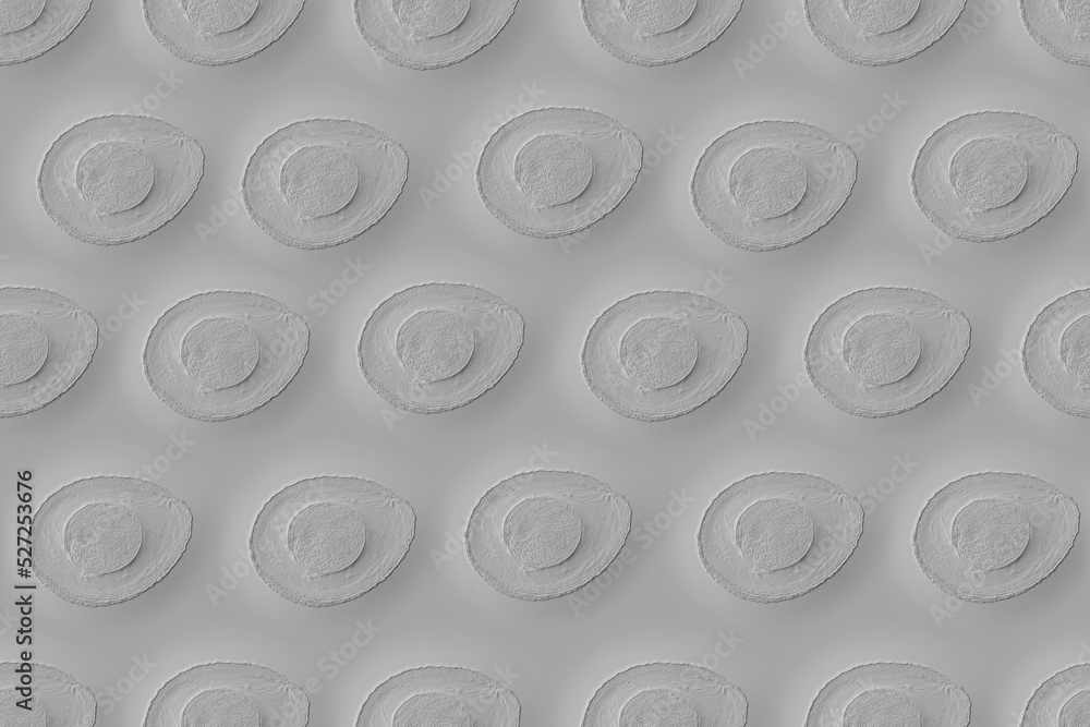 3d image of a gray seamless pattern. 3D rendering of the background from the subject. Wall panel. 3d image of a gray seamless pattern. 3D rendering of the background from the subject. Wall panel.