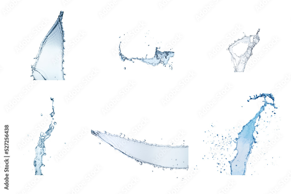 Obraz premium Water splash Collection set this has clipping path.
