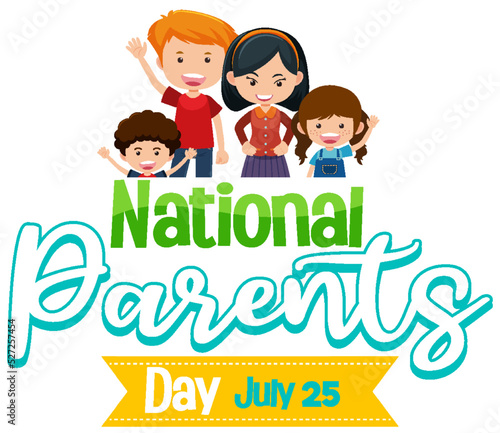 National Parents Day Poster Template