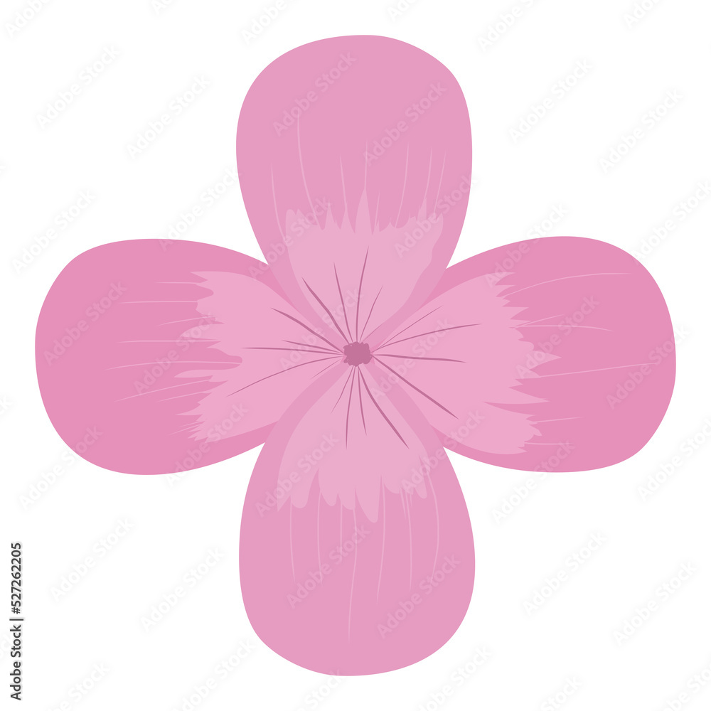 Abstract pink flower.
