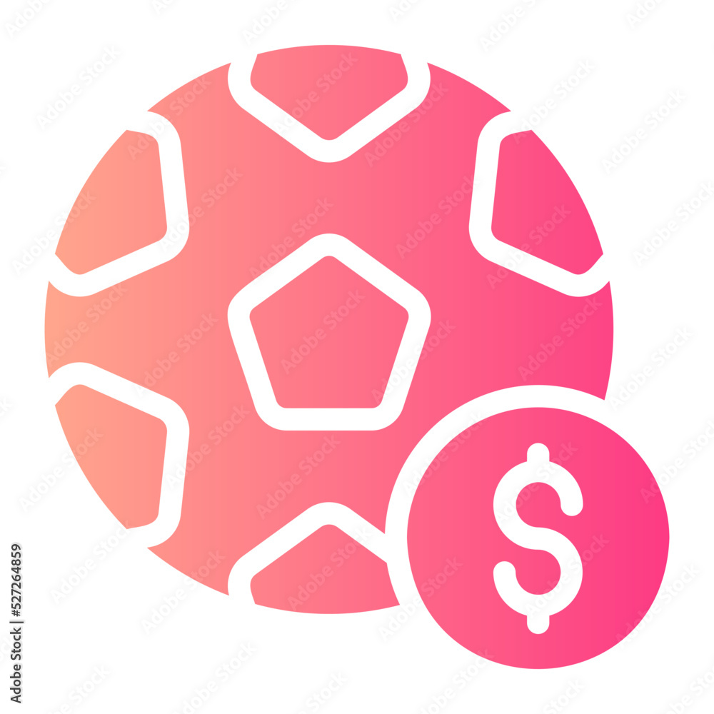 football gradient icon football gradient icon