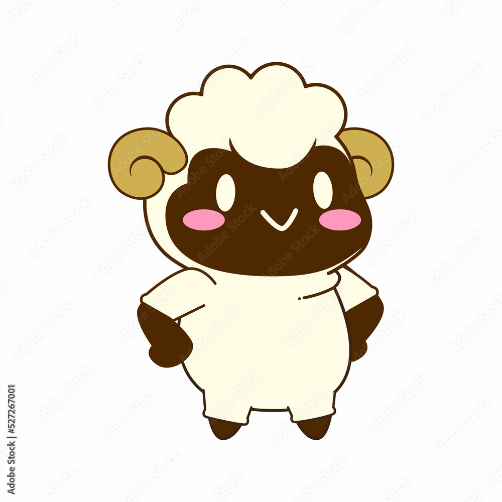 cute little sheep vector illustration, sheep vector set cute little sheep vector illustration, sheep vector set