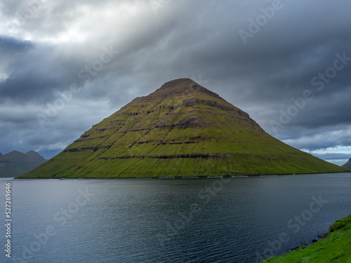 Klaksv  k  the second largest town of the Faroes behind T  rshavn  located on Bor  oy Island  Nor  oyar  Faroe Islands