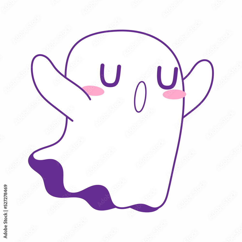 cute little ghost vector illustration set, ghost halloween cute little ghost vector illustration set, ghost halloween