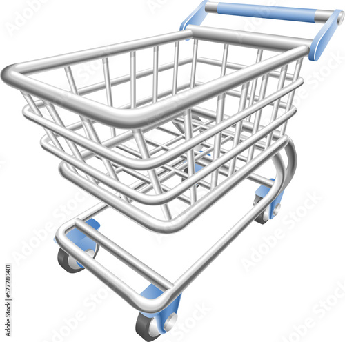 A shiny shopping cart troll...