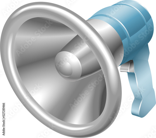 Bullhorn megaphone loudspea...