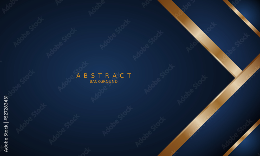 dark blue luxury premium background and gold line. dark blue luxury premium background and gold line.