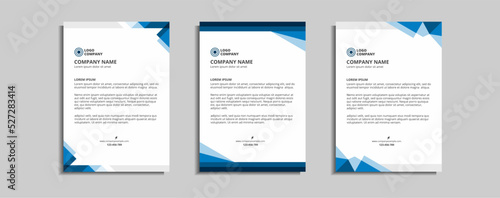  modern corporate letterhead template design