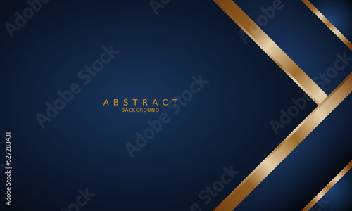 dark blue luxury premium background and gold line.