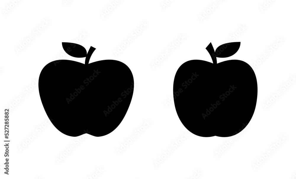 Apple icon vector. Apple sign and symbols for web design. Apple icon vector. Apple sign and symbols for web design.