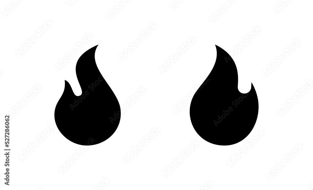 Fire icon vector. fire sign and symbol Fire icon vector. fire sign and symbol