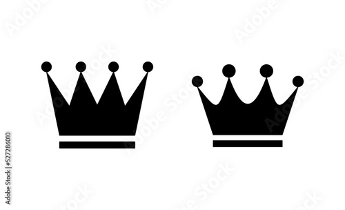 Crown icon vector. crown sign and symbol