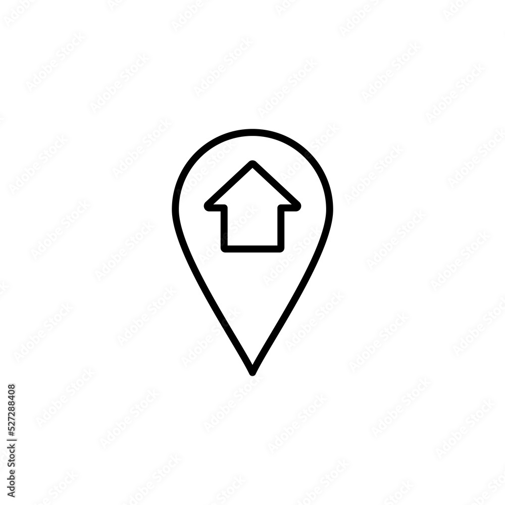 Address icon vector for web and mobile app. home location sign and symbol. pinpoint Address icon vector for web and mobile app. home location sign and symbol. pinpoint