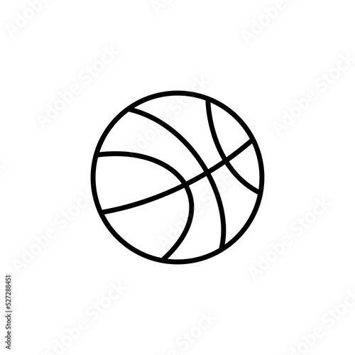 Basketball icon vector for web and mobile app. Basketball ball sign and symbol