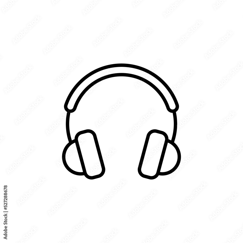 Headphone icon vector for web and mobile app. Headvector sign and symbol Headphone icon vector for web and mobile app. Headvector sign and symbol