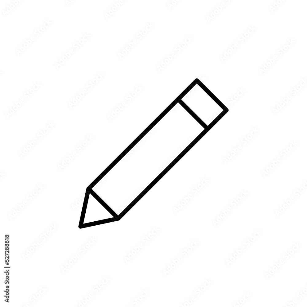 Pencil icon for web and mobile app. pen sign and symbol. edit icon vector Pencil icon for web and mobile app. pen sign and symbol. edit icon vector