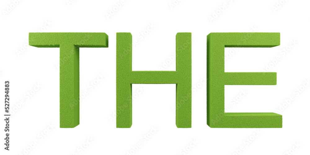 concept of green grass font the isolated on white background. 3d illustration concept of green grass font the isolated on white background. 3d illustration