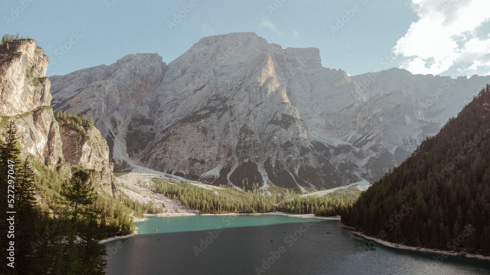 lake in the italien mountains